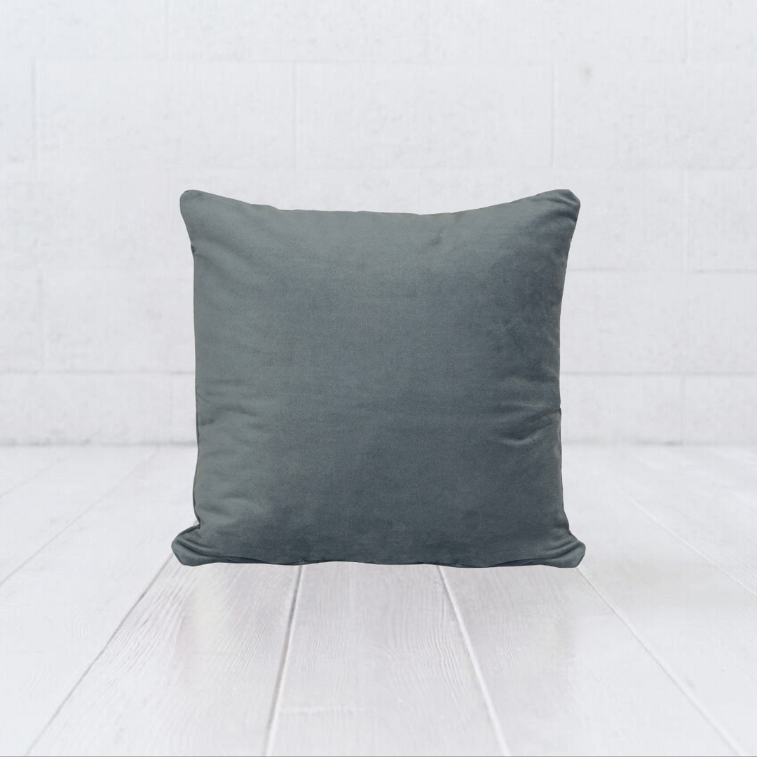 Dekoratyvinės pagalvėlės užvalkalas Velvet „Shuttle Grey“