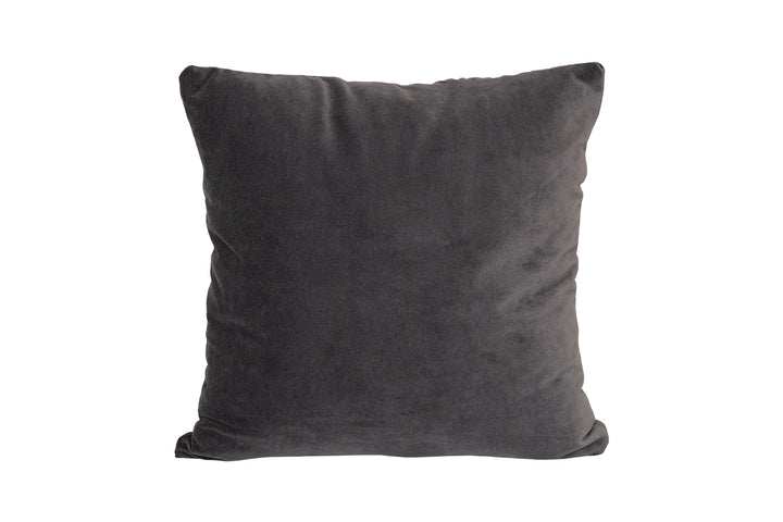 Dekoratyvinės pagalvėlės užvalkalas Velvet „Dark Grey“
